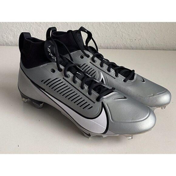 Nike Vapor Edge Pro 360 2 Grey Black Football Cleats DA5456-002 Men’s Sz 13 - Picture 3 of 10